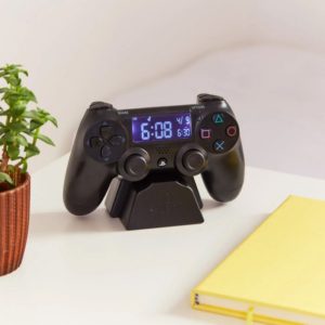 alarm clock that looks like a playstation controller