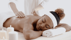 picture of woman getting a massage 